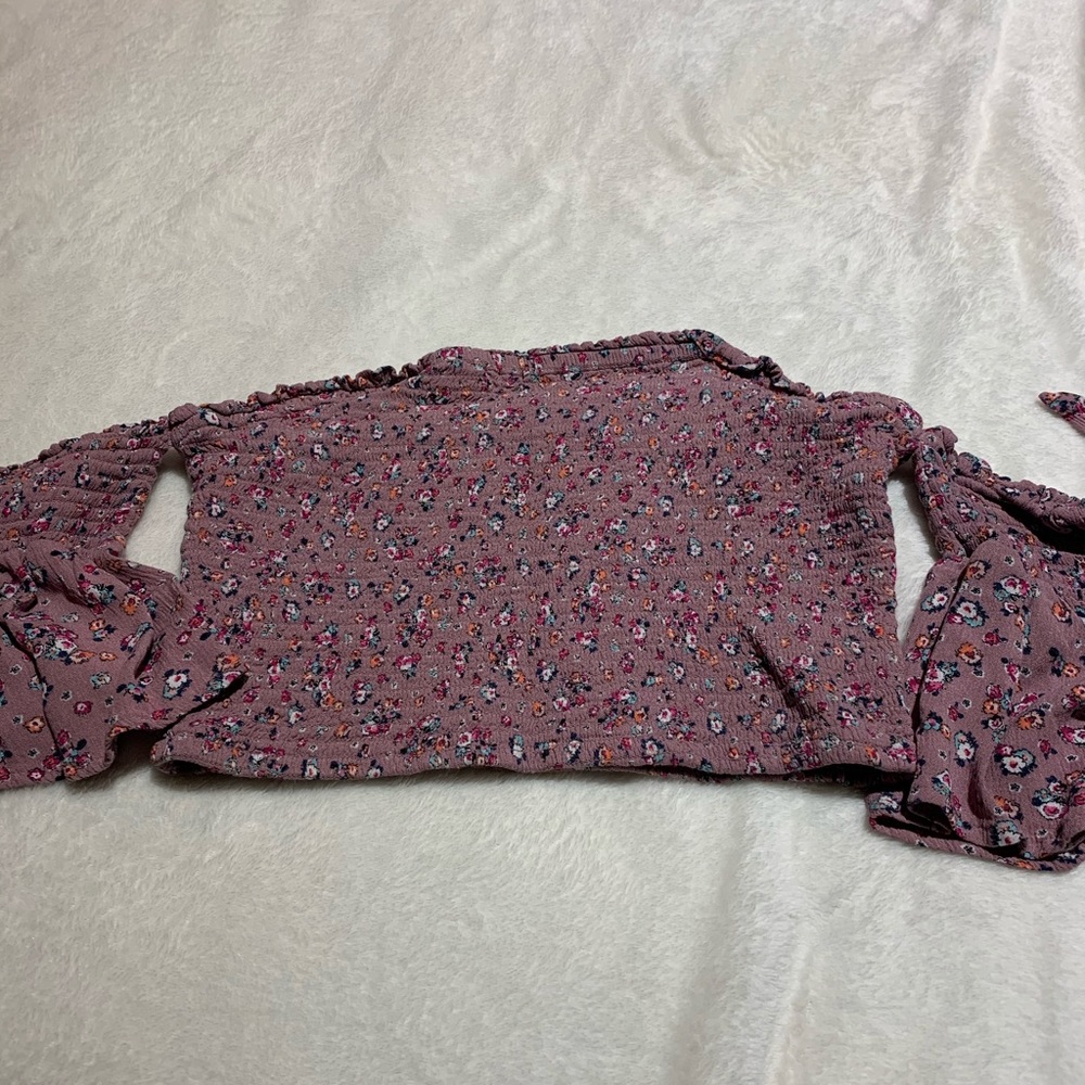 Xhilaration tube top with off the shoulder sleeves